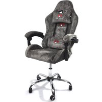 Игровое (геймерское) кресло Calviano Nero (dark grey plush)