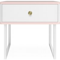 Тумба Shtabe Royal 5301 эко (зефир/белый/р.золото)