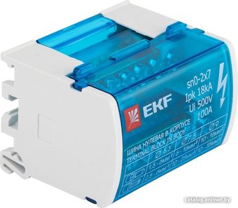 Нулевая шина EKF sn0-2x7