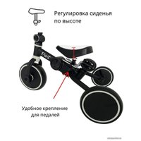 Беговел-велосипед Bubago Flint BG-F-2 (черный/белый)