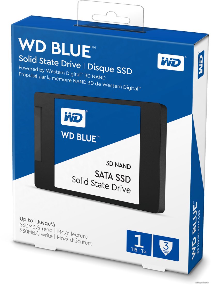 WD Blue 3D NAND 1TB WDS100T2B0A SSD купить в Минске