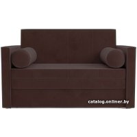 Диван Мебель-АРС Санта №2 (велюр шоколадный НВ-178 16)