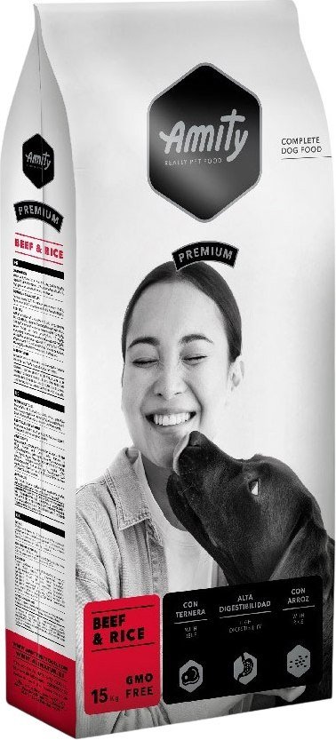 

Сухой корм для собак Amity Premium Beef & Rice говядина с рисом 15 кг