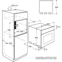 Электрический духовой шкаф Electrolux EEB4231POX в Гродно