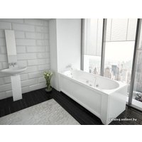 Ванна Aquatek Лея 170x75 с гидромассажем (слив справа)