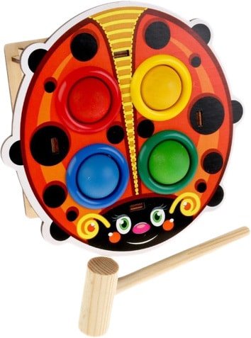 

Молоточек WoodLand Toys Божья коровка 115303