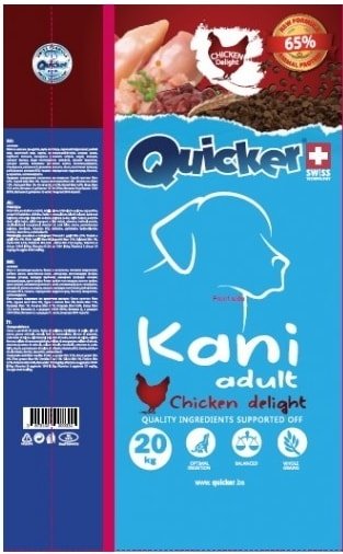 

Сухой корм для собак Quicker Kani Chicken Adult 20 кг