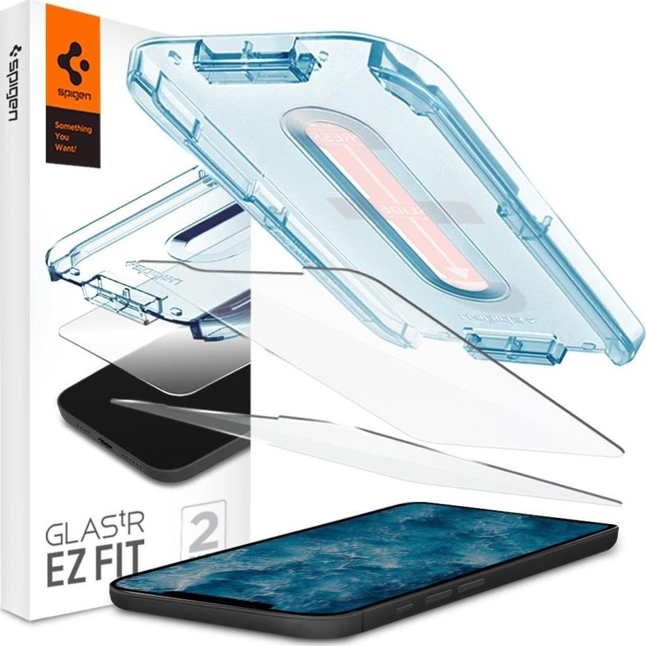 

Защитное стекло Spigen Glass TR EZ Fit для iPhone 12/iPhone 12 Pro AGL01801 (2шт)