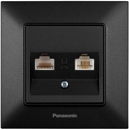 

Розетка компьютерная Panasonic Arkedia Slim WNTC04082BL-BY