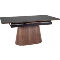 Кухонный стол Signal Monaco 160-200/90 (черный/орех)