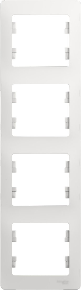 

Рамка Systeme Electric Glossa GSL000108 (белый)