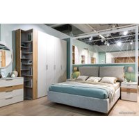 Кровать Шатура SOHO белая/Duo 160x200 AS6-03.DX