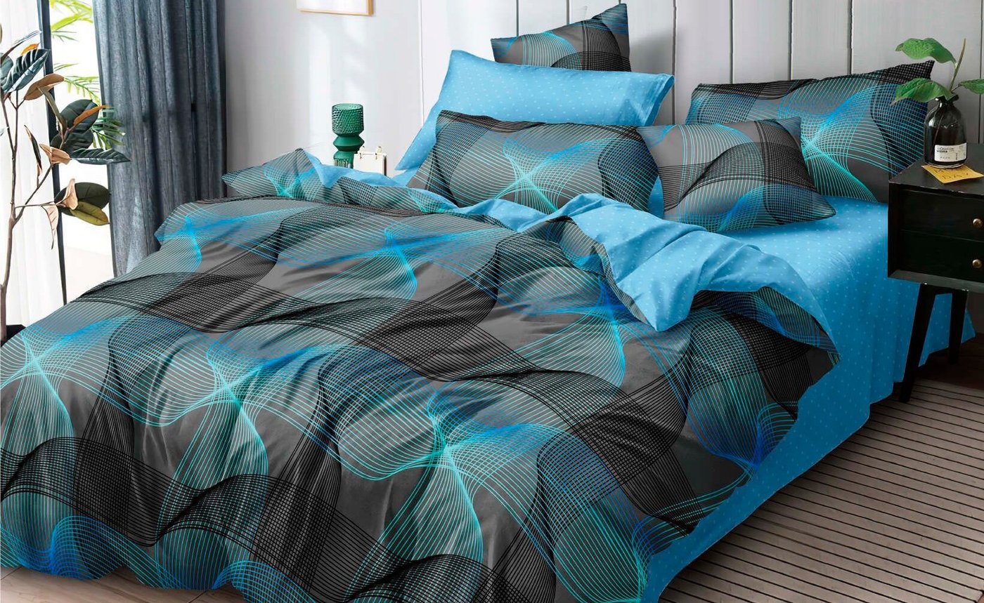 

Постельное белье Luxor №F 76016 A/B N 2сп с европростыней (поплин)