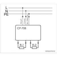 Реле напряжения Евроавтоматика F&F CP-708 EA04.009.008 в Лиде