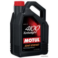 Моторное масло Motul 4100 Turbolight 10W40 5л