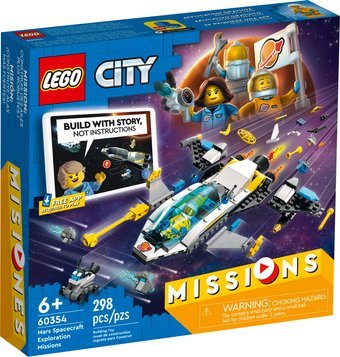 

Конструктор LEGO City 60354 Космическая миссия для исследования Марса