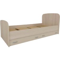 Кровать Doma Виктория 80x200 с ящиками (ясень шимо светлый)