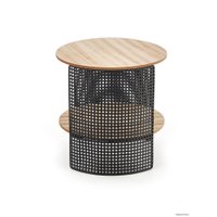 Журнальный столик Halmar Trafica (натуральный/черный)