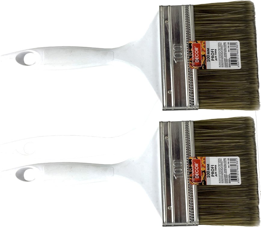 

Кисть малярная Decor Profi 730-100.21 (2 шт, 100х15мм)