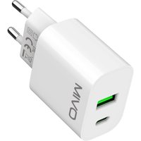 Сетевое зарядное Mivo MP-327Q (белый)