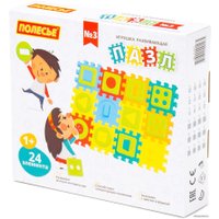 Мозаика/пазл Полесье Пазл №3 91475 (24 элемента, в коробке) в Бресте