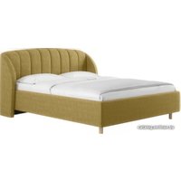 Кровать Сонум Valencia 160x200 (кашемир горчичный)
