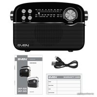 Радиоприемник SVEN SRP-500 (черный)