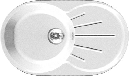 

Кухонная мойка GranFest GF-R750L (белый)