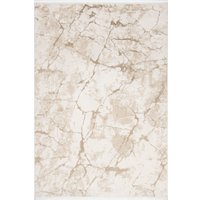 Ковер для жилой комнаты Radjab Carpet Лайла Прямоугольник UK98A (0.8x1.5, Light Beige)