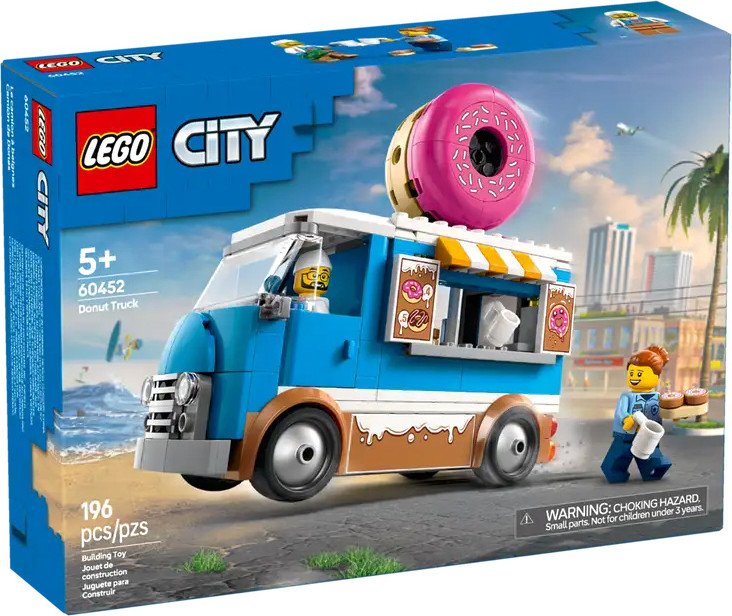 

Конструктор LEGO City Грузовик с пончиками 60452