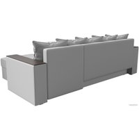 Угловой диван Лига диванов Дубай лайт правый 114199 (экокожа белый)