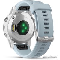 Умные часы Garmin Fenix 5S Plus (белый/голубой)