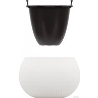 Вазон Альтернатива Жемчужина М8722 (4 л, белый)