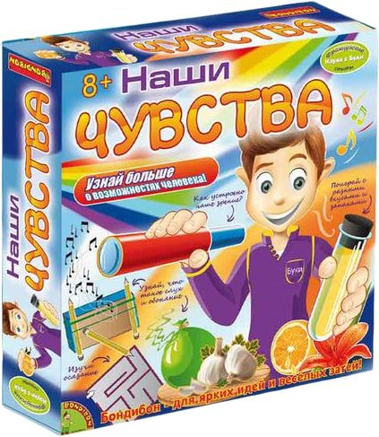 

Набор для опытов Bondibon Науки с Буки Наши чувства ВВ1250
