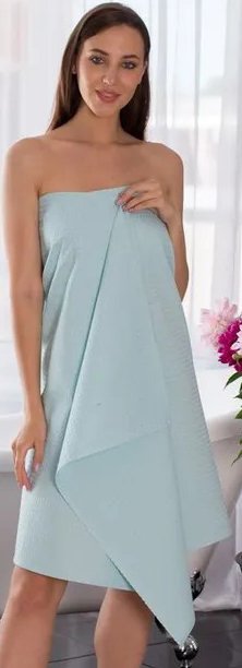 

Полотенце Русский дом Банное Вафельное 80x145 00-00008842 (голубой)