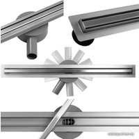 Трап/канал Calani Eco360 Slim 90 Chrom CAL-G0022