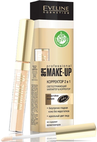 

Консилер Eveline Cosmetics Art Professional Make-Up 04 Light 2 в 1 7 мл
