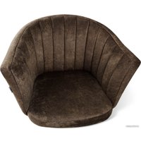 Стул Sheffilton SHT-ST42-1/S95-WH (кофейный трюфель/прозрачный лак/черный муар)