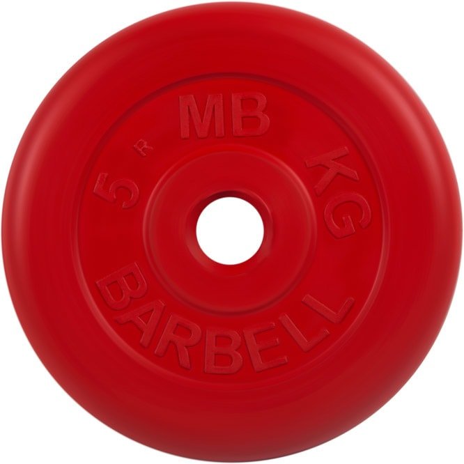 

Диск MB Barbell Стандарт 26 мм (1x5 кг, красный)