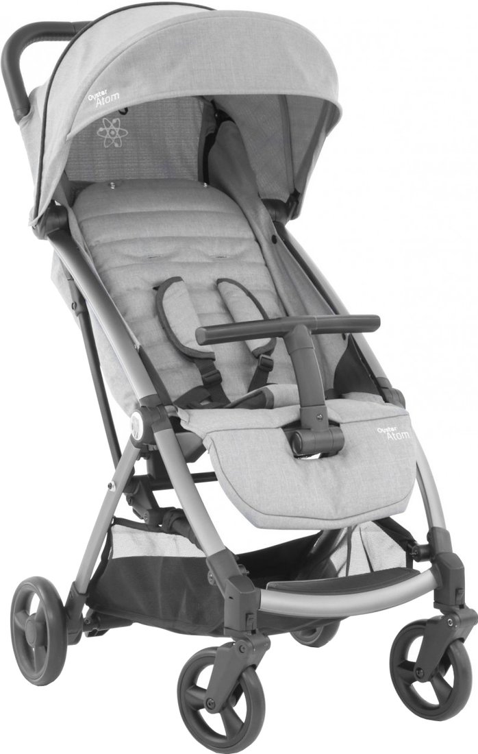 

Коляска прогулочная «книга» Babystyle Oyster Atom (pure silver)