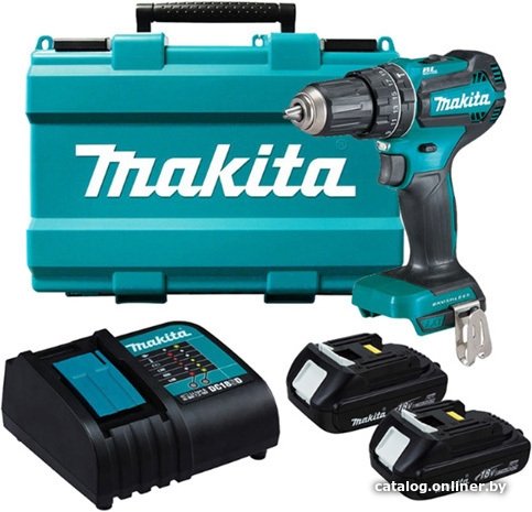 

Ударная дрель-шуруповерт Makita DHP485RAJ (с 2-мя АКБ, кейс)