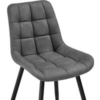 Стул Notta Челси (темно-серый graf 16/черный)