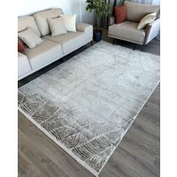 Ковер для жилой комнаты Radjab Carpet Марсель NP 425 Прямоугольник 11599RK (3x4, Cream/Vizon)