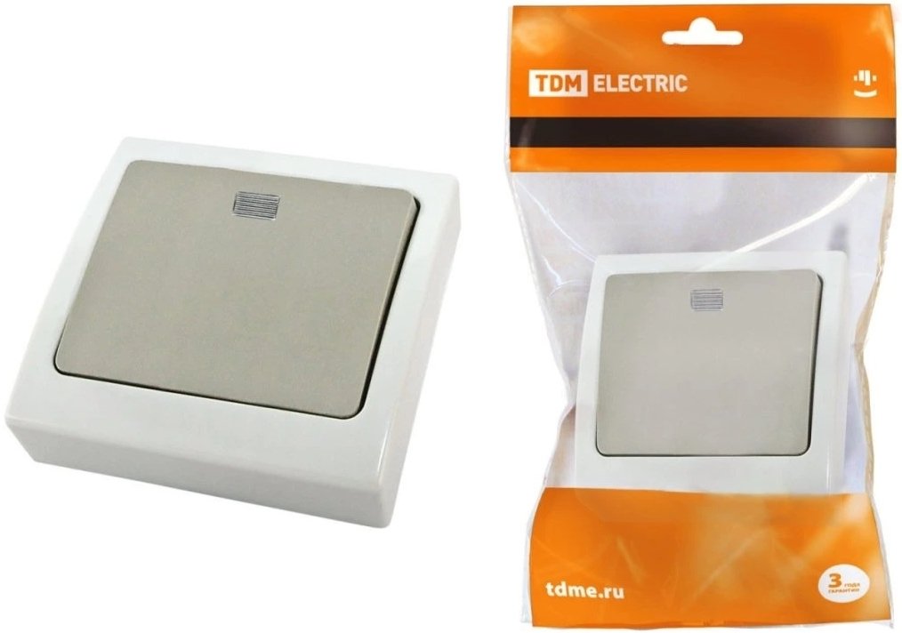 

Выключатель TDM Electric Вуокса SQ1803-0105