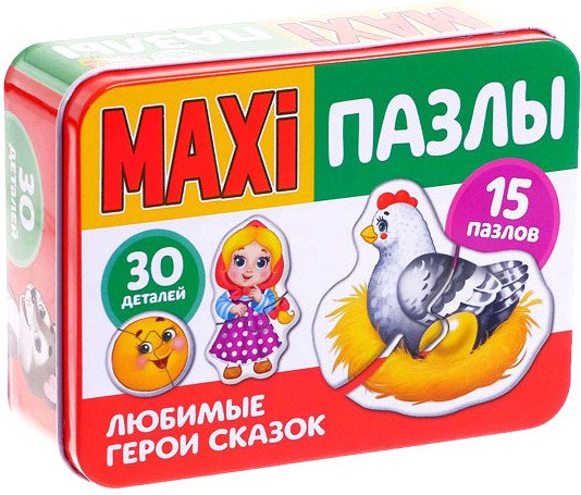 

Мозаика/пазл Puzzle Time Любимые герои сказок Макси-пазлы 5800954 (29 эл)