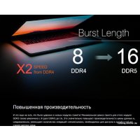 Оперативная память Silicon-Power 8ГБ DDR5 4800 МГц SP008GBLVU480G02RR