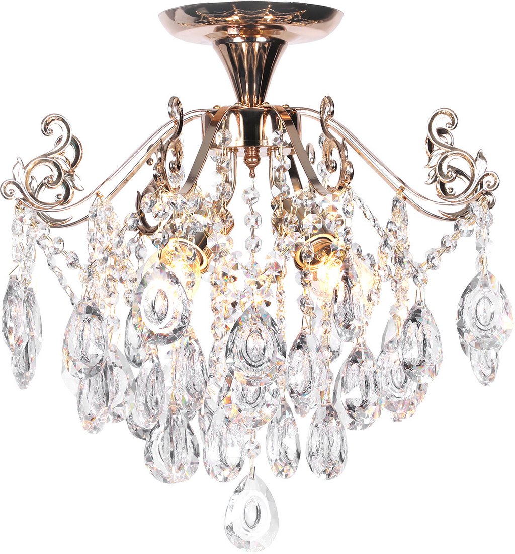 

Люстра средней высоты Escada Kelly 1123/4PL E27*60W Gold