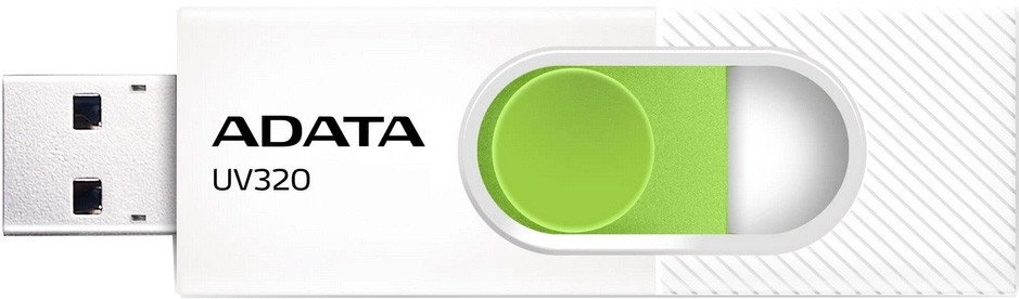 

USB Flash ADATA UV320 512GB (белый/зеленый)