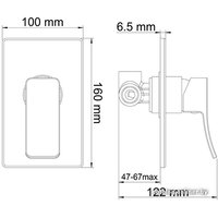 Смеситель Wasserkraft Aller 10651 (хром)
