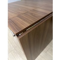 Стол-книга Stoloff Мечта 2280x850 (орех, опоры вкручиваемые, углы закругленные с роликами и ручками)